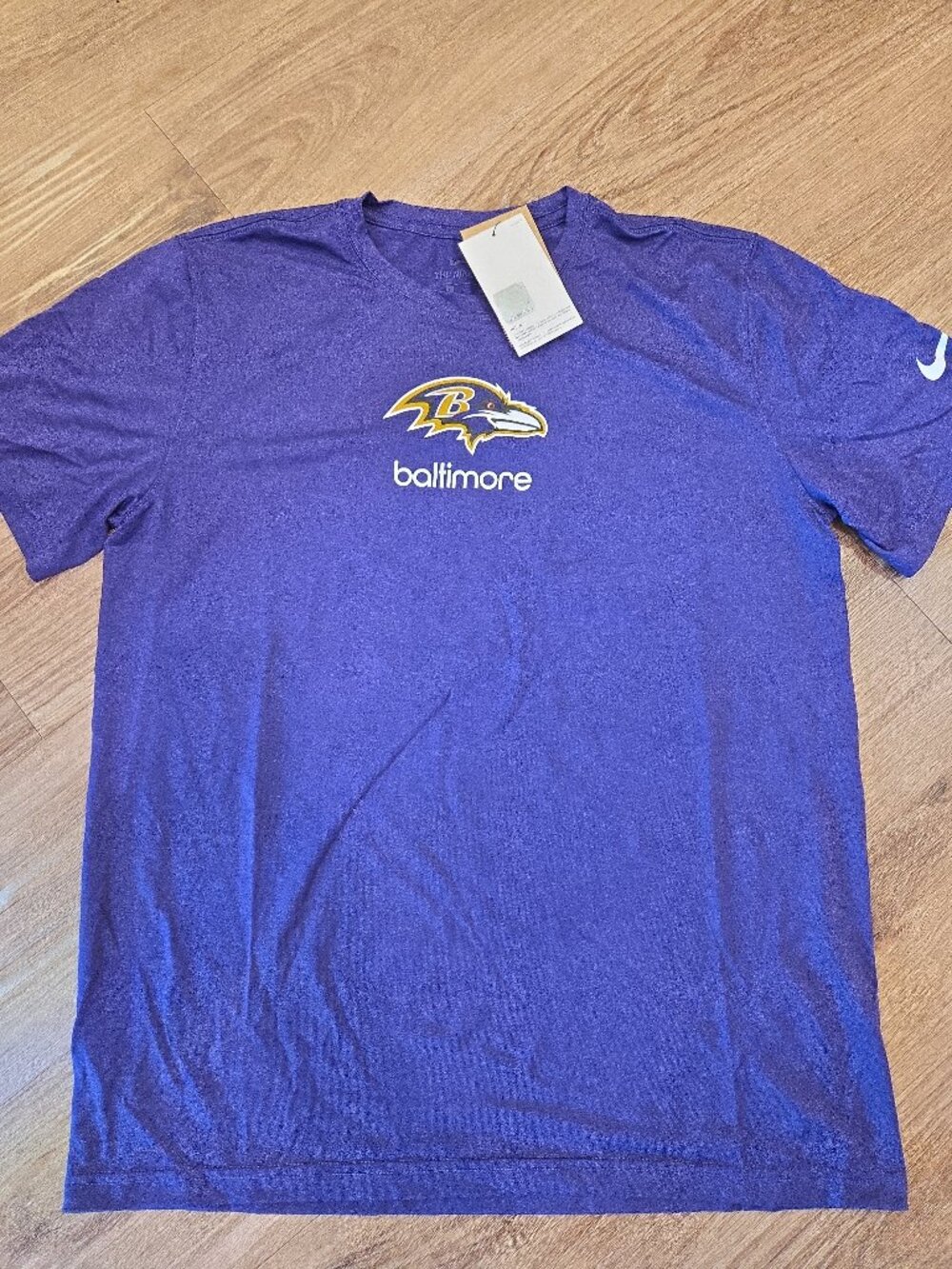 Nike Tee Dri-Fit NFL Football Baltimore Ravens T-Shirt NWT